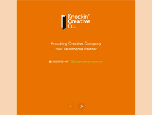 Tablet Screenshot of knockingcreative.com